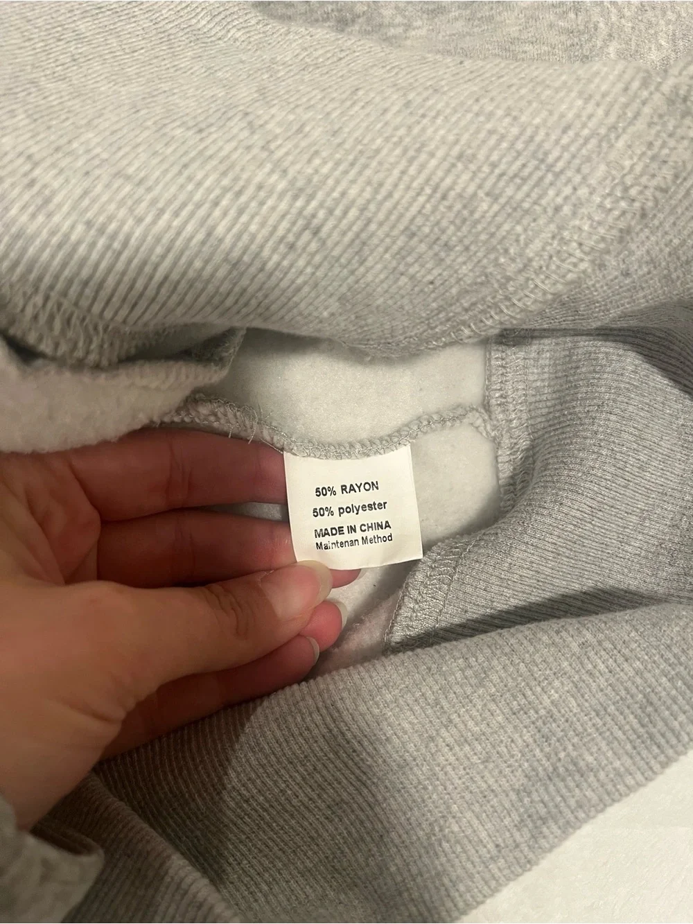 Cozy Heather Gray Oversized Pullover Hoodie - Size Small - Picture 5 of 8